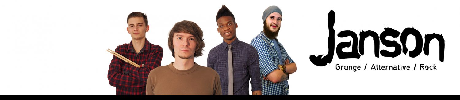 Webseite der Band Janson